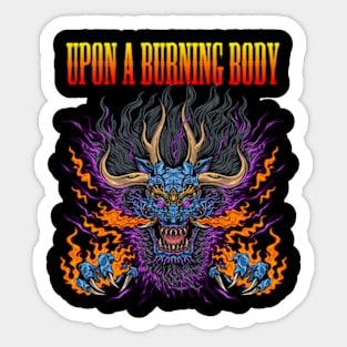 UPON A BURNING BODY MERCH VTG Sticker